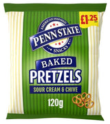Penn State Sour Cream & Chive Pretzels 120G **Expiry Aug 2024**
