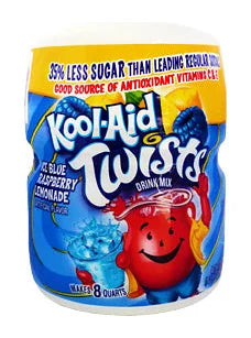 Kool-Aid Drink Mix Twists Ice Blue Raspberry Lemonade 567G