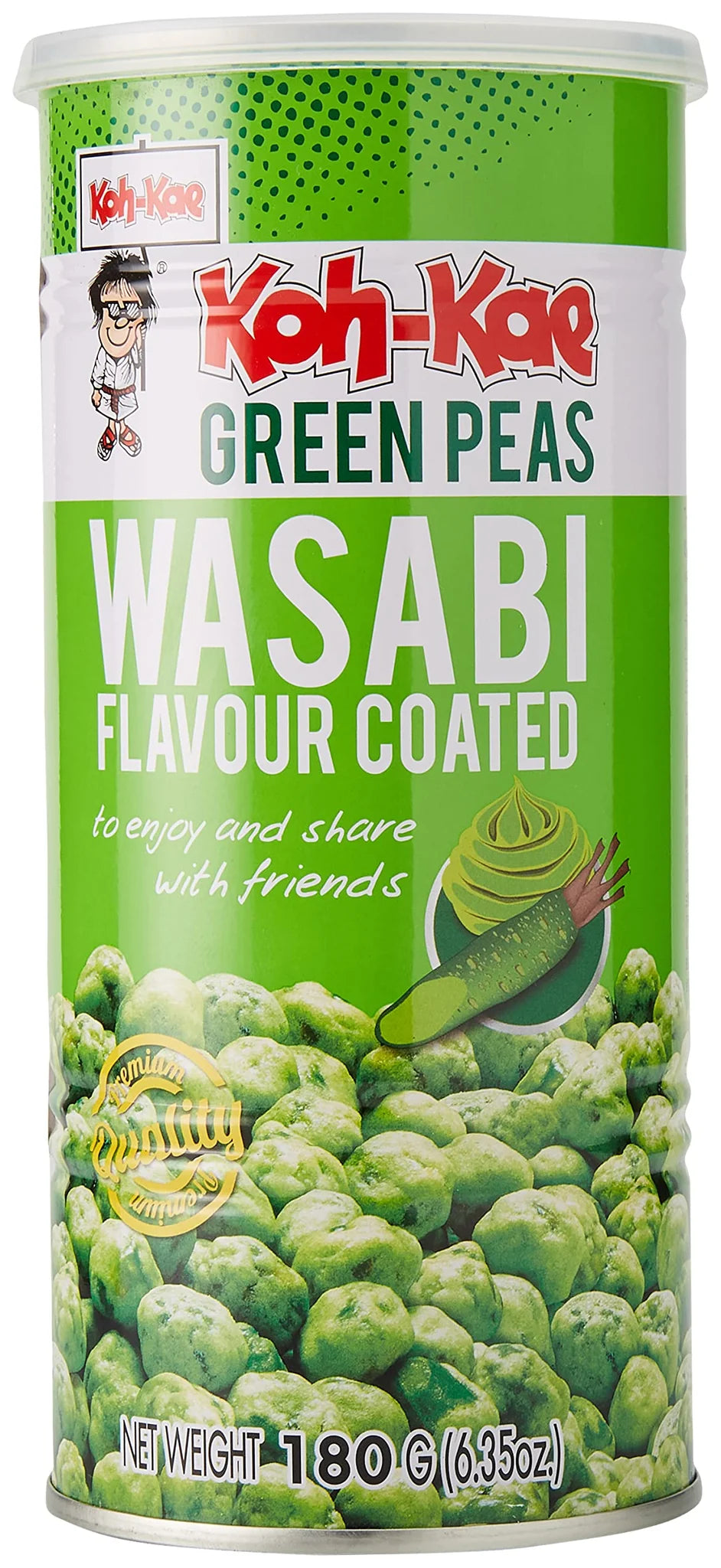 Koh-Kae Wasabi Green Peas 180G