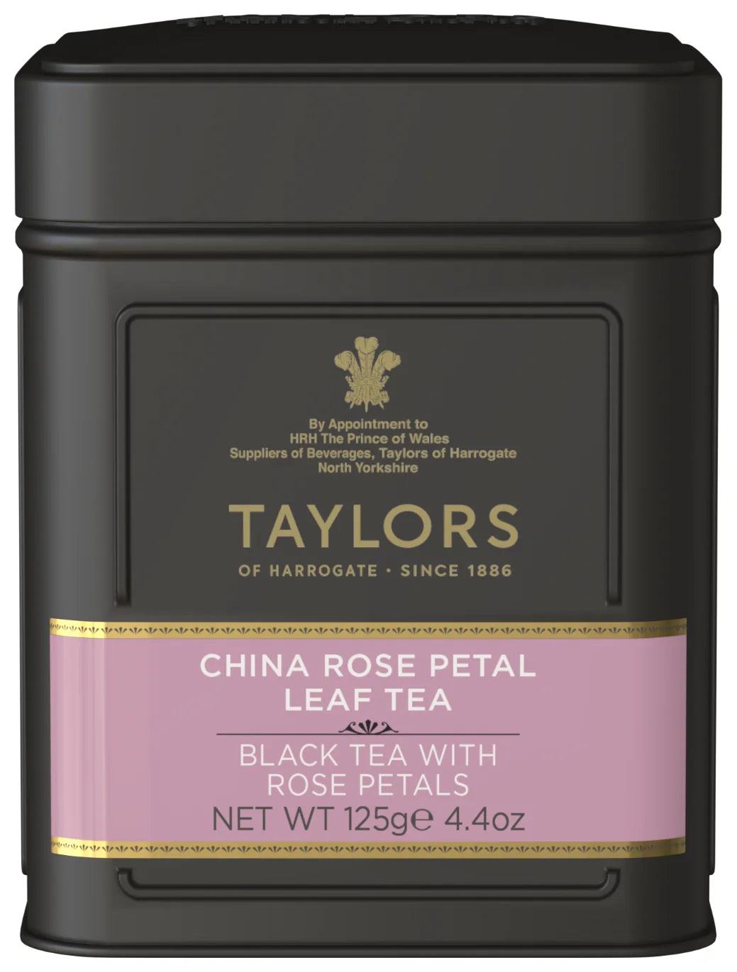 Taylors of Harrogate China Rose Petal Leaf Tea - Caddy 125G