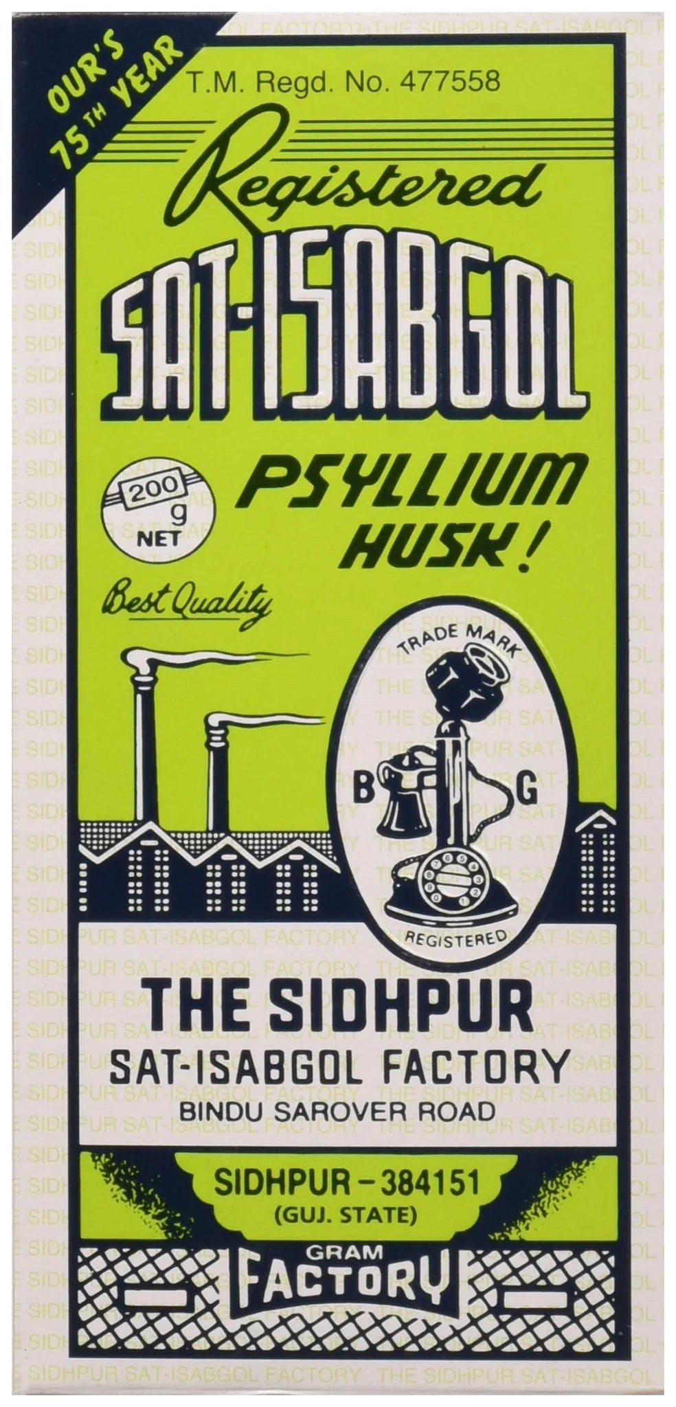 Telephone Sat-Isabgol 200G