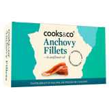 Cooks & Co Anchovy Fillets Sunflower Oil Tins 50G