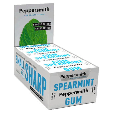 Peppersmith Spearmint Gum With Xylitol 15G (Case of 12)