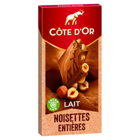 Cote D'Or Milk Chocolate & Whole Hazelnuts 180G