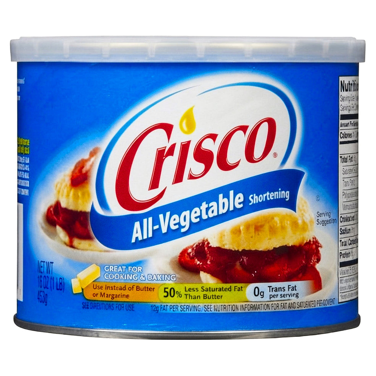 Crisco All Vegetable Shortening 16OZ