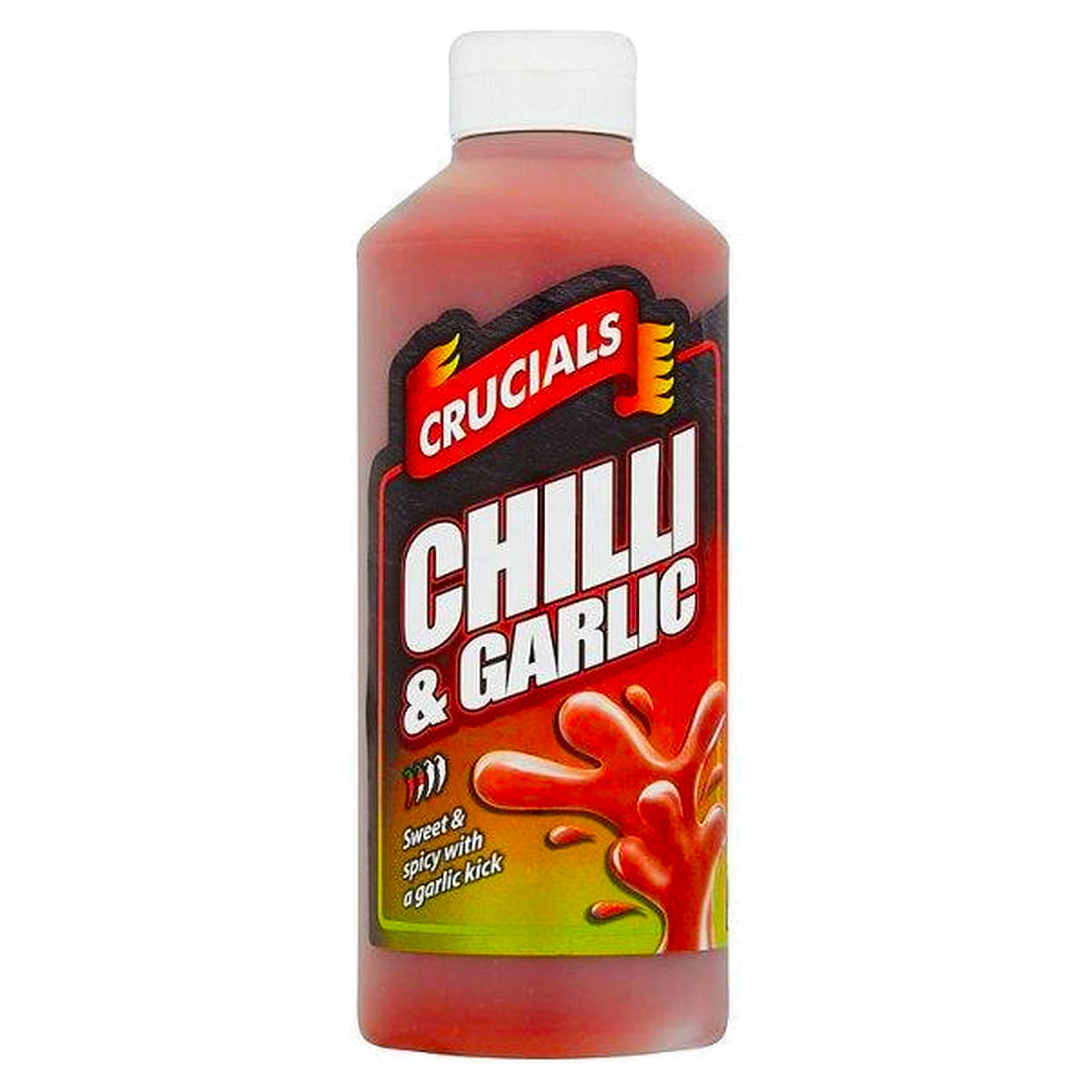 Crucials Chilli & Garlic Squeezy Sauce 500Ml