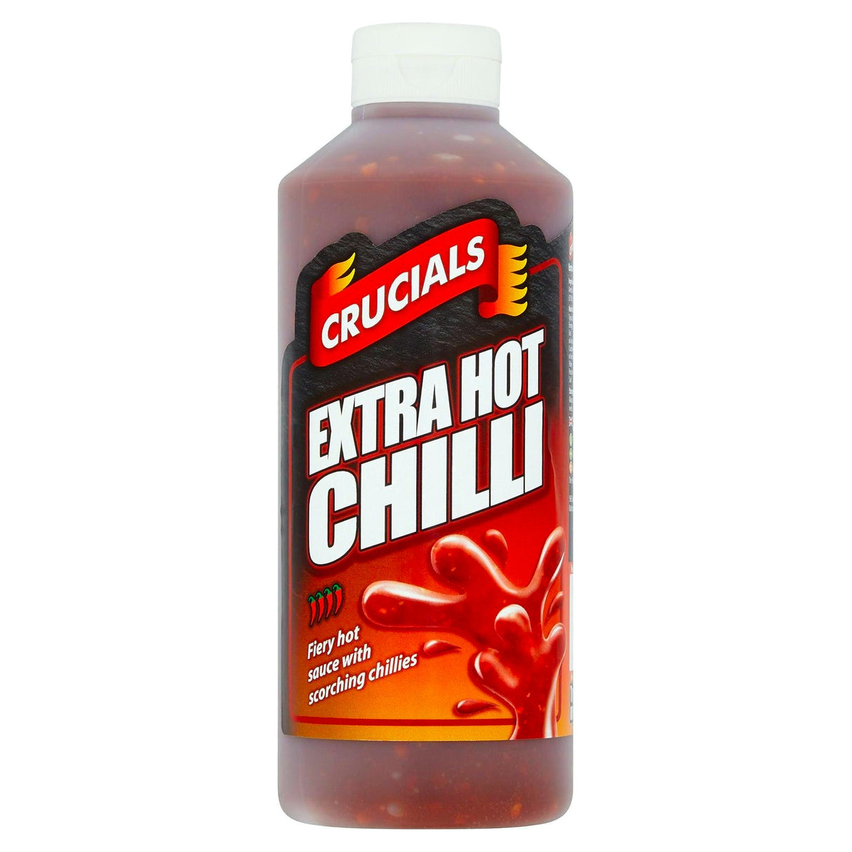 Crucials Extra Hot Chilli Squeezy Sauce 500Ml