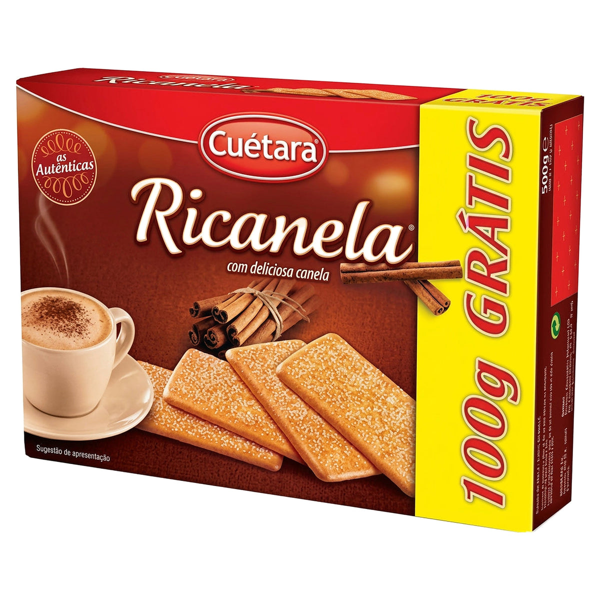Cuetara Ricanela Cinnamon Biscuits 500G