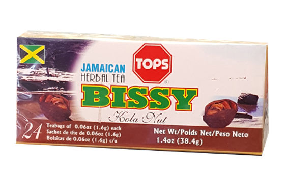 Tops Bissy Kola Nut Jamaican Herbal Tea 43.2G **Expiry 14 April 2024**