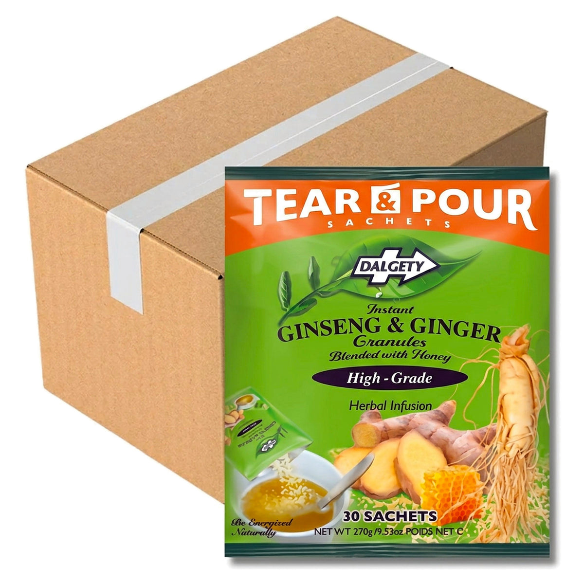 Dalgety Ginseng & Ginger Pouch 270G (Case of 15)