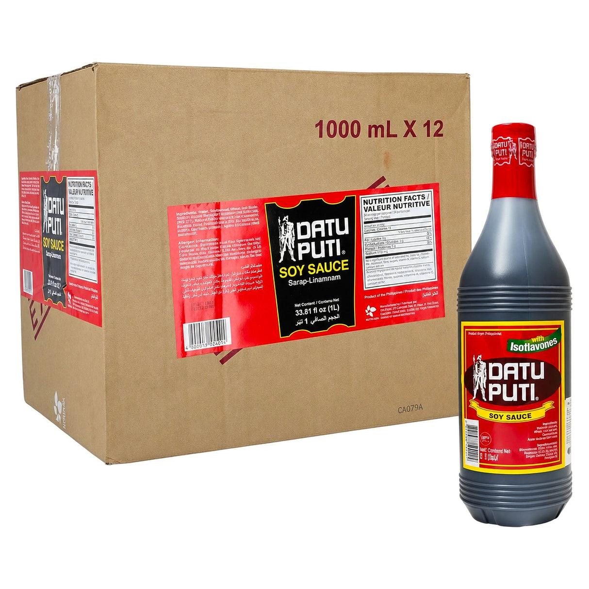 Datu Puti Soy Sauce 1ltr (Case of 12)