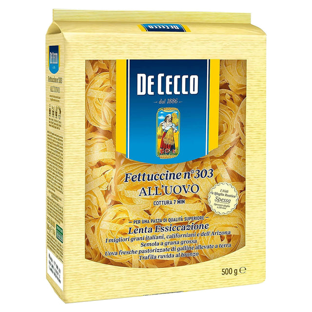 De Cecco - Egg Pasta No.303 Fettuccine 500G