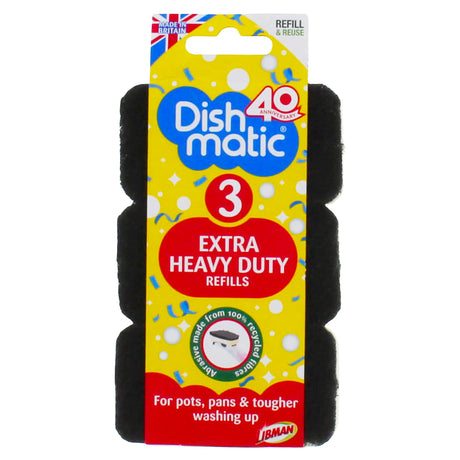 Dishmatic Extra Heavy Duty Refills 3 Pack