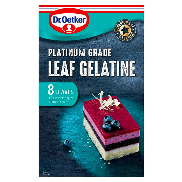 Dr Oetker Gelatine Leaf - Platinum 13G