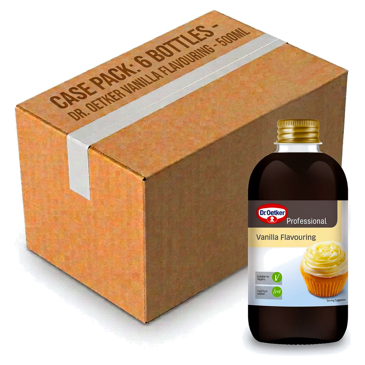 Dr Oetker Vanilla Flavouring 500ml (Case of 6)