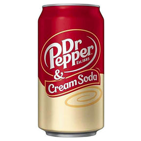 Dr Pepper & Cream Soda Cans 355Ml