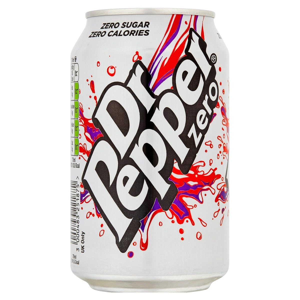 Dr Pepper Zero Cans 330Ml
