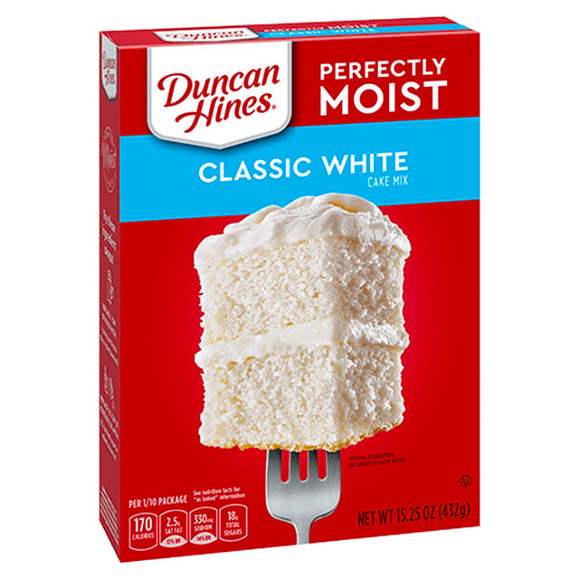 Duncan Hines Perfectly Moist Classic White Cake Mix 15.25oz