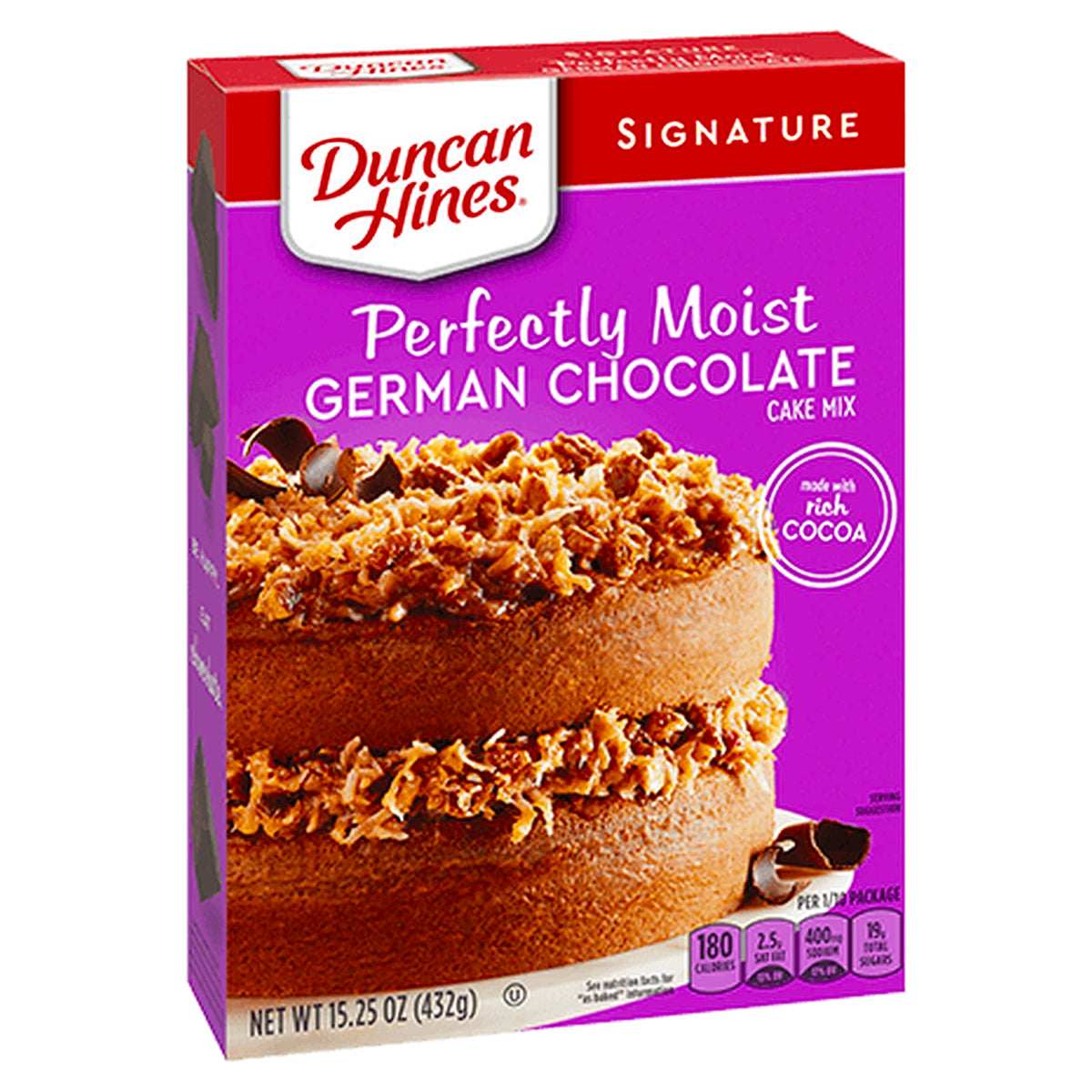 Duncan Hines Signature German Chocolate Cake Mix 432G