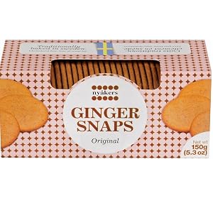Nyakers Original Gingersnaps Biscuit 150G