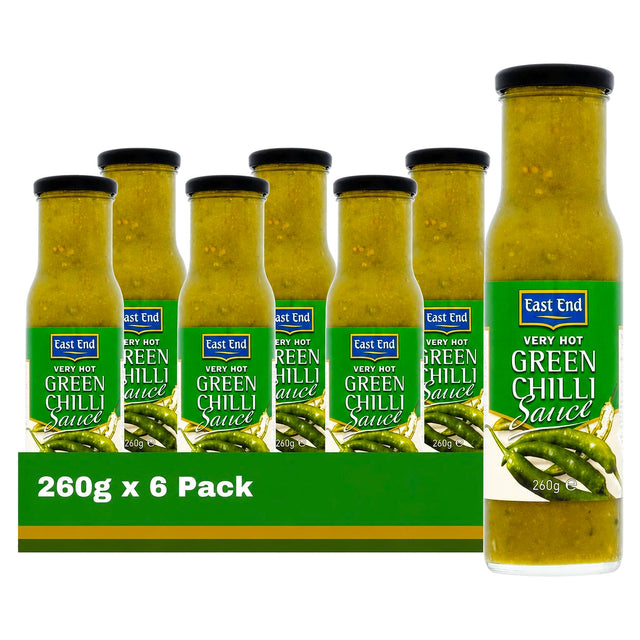East End Very Hot Green Chilli 260G (Case of 6)