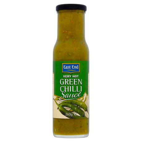 East End Very Hot Green Chilli 260G