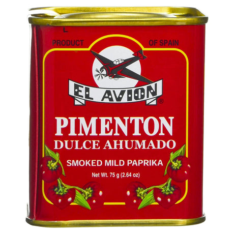 El Avion Pimenton Dulce Smoked Mild Paprika 75G