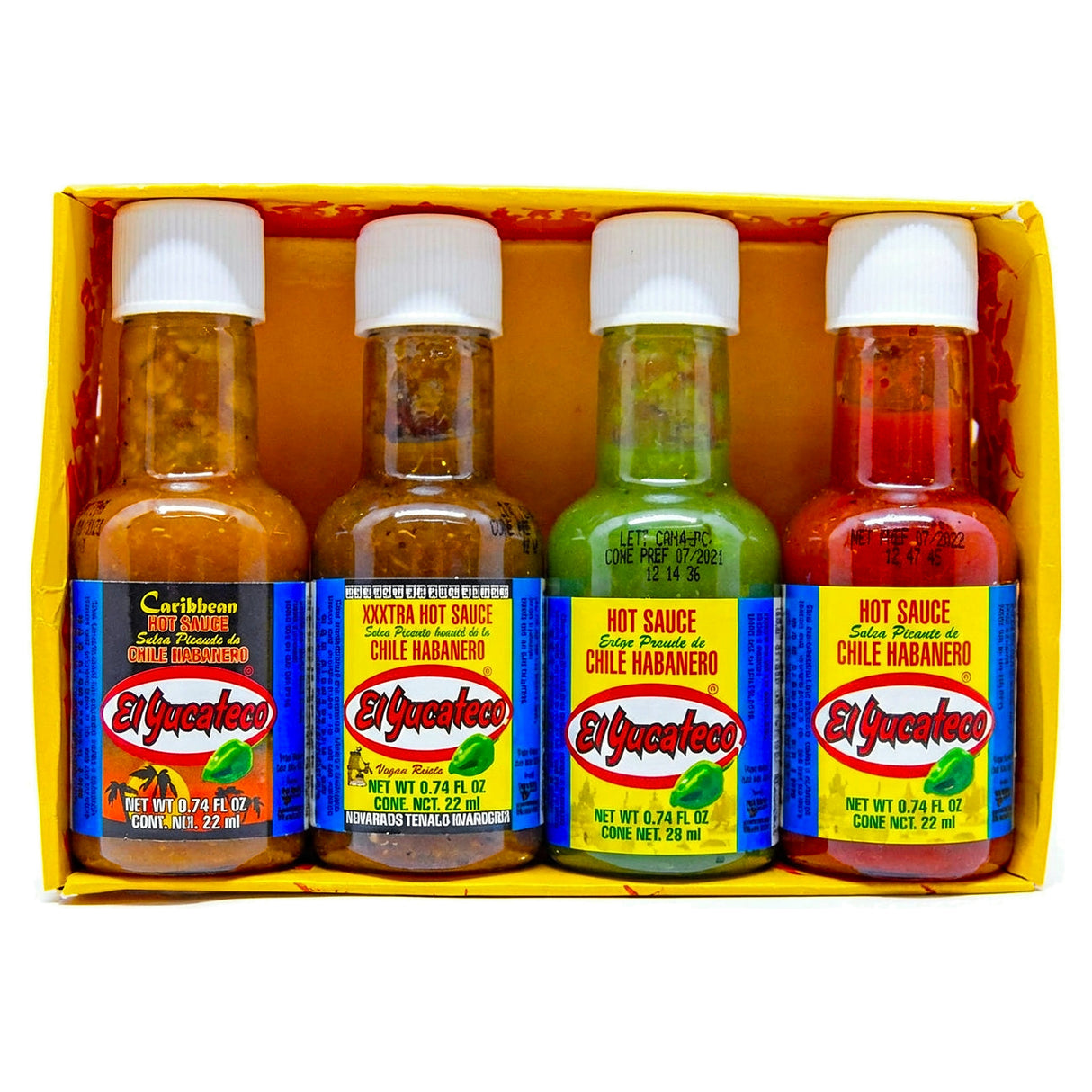 El Yucateco Charola Habanero 4x22ML