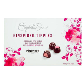 Elizabeth Shaw Ginspired Tipples - Belgian Dark Chocolate With Raspberry Infused Gin 192G