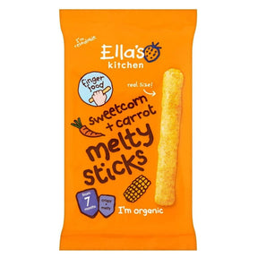 Ella'S Kitchen Sweetcorn & Carrot Melty Sticks 16G