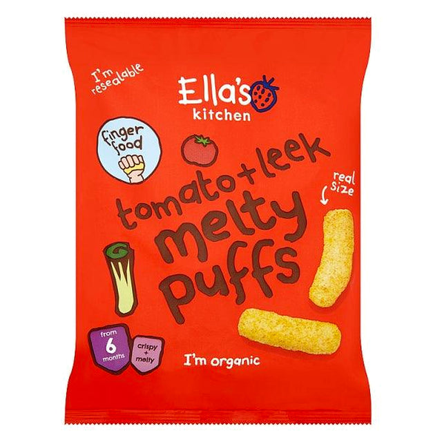 Ellas Kitchen Tomato & Leek Melty Puffs 20G