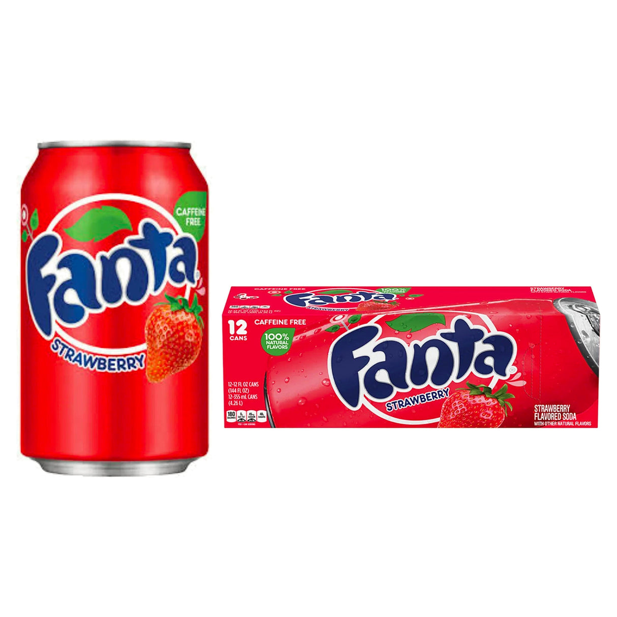 Fanta Strawberry Cans 355Ml (Case of 12)