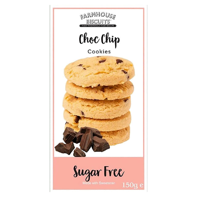 Farmhouse Sugar Free Choc Chip Cookies 150G