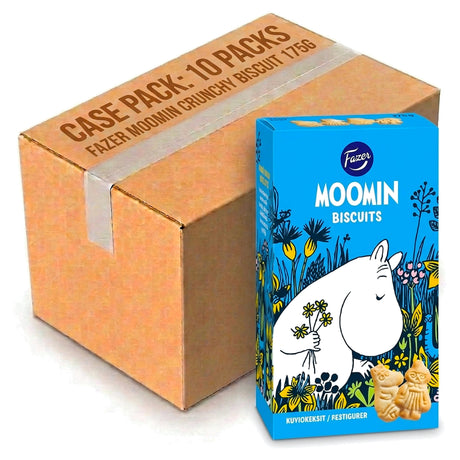 Fazer Moomin Crunchy Biscuit 175G (Case of 10)