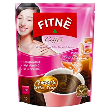Fitne 3 in 1 Instant Coffee Mix with Collagen 150G