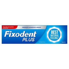 Fixodent Plus Denture Adhesive Natural 40G