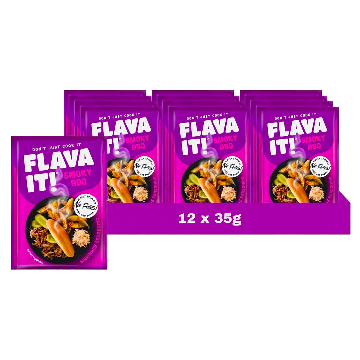 Flava It Marinade Smokey BBQ 35G (Case of 12)