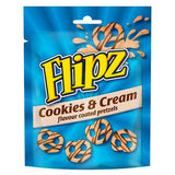 Flipz Cookies & Cream Flavour Coated Pretzels 90G