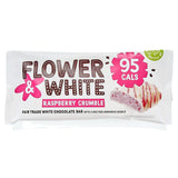 Flower & White Raspberry Crumble Belgian Milk Chocolate Meringue Bar 20G