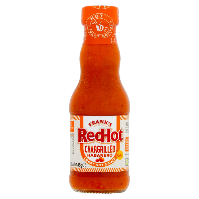Franks Redhot Chargrilled Habanero Craft Hot Sauce 145G