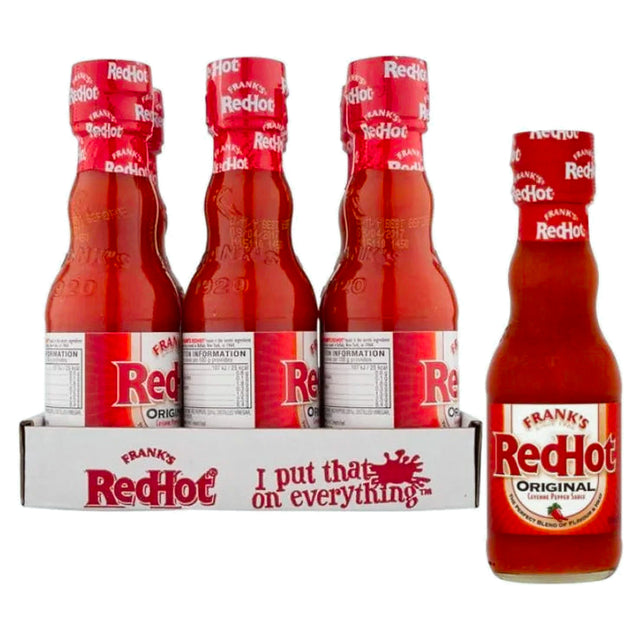 Franks Redhot Original Cayenne Pepper Sauce 148Ml (Case of 6)