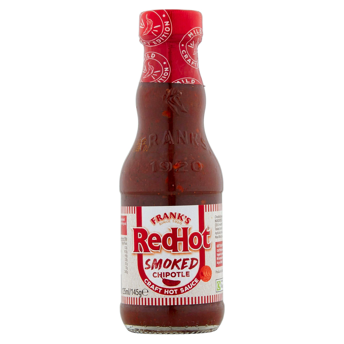 Franks Redhot Smoked Chipotle Craft Hot Sauce 145G