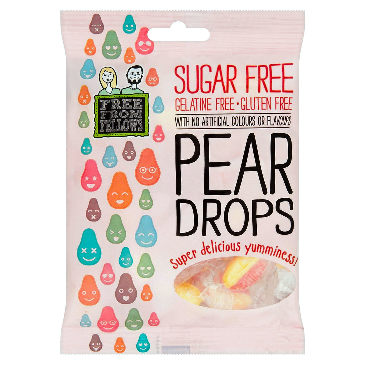 Free From Fellows Pear Drops 70G