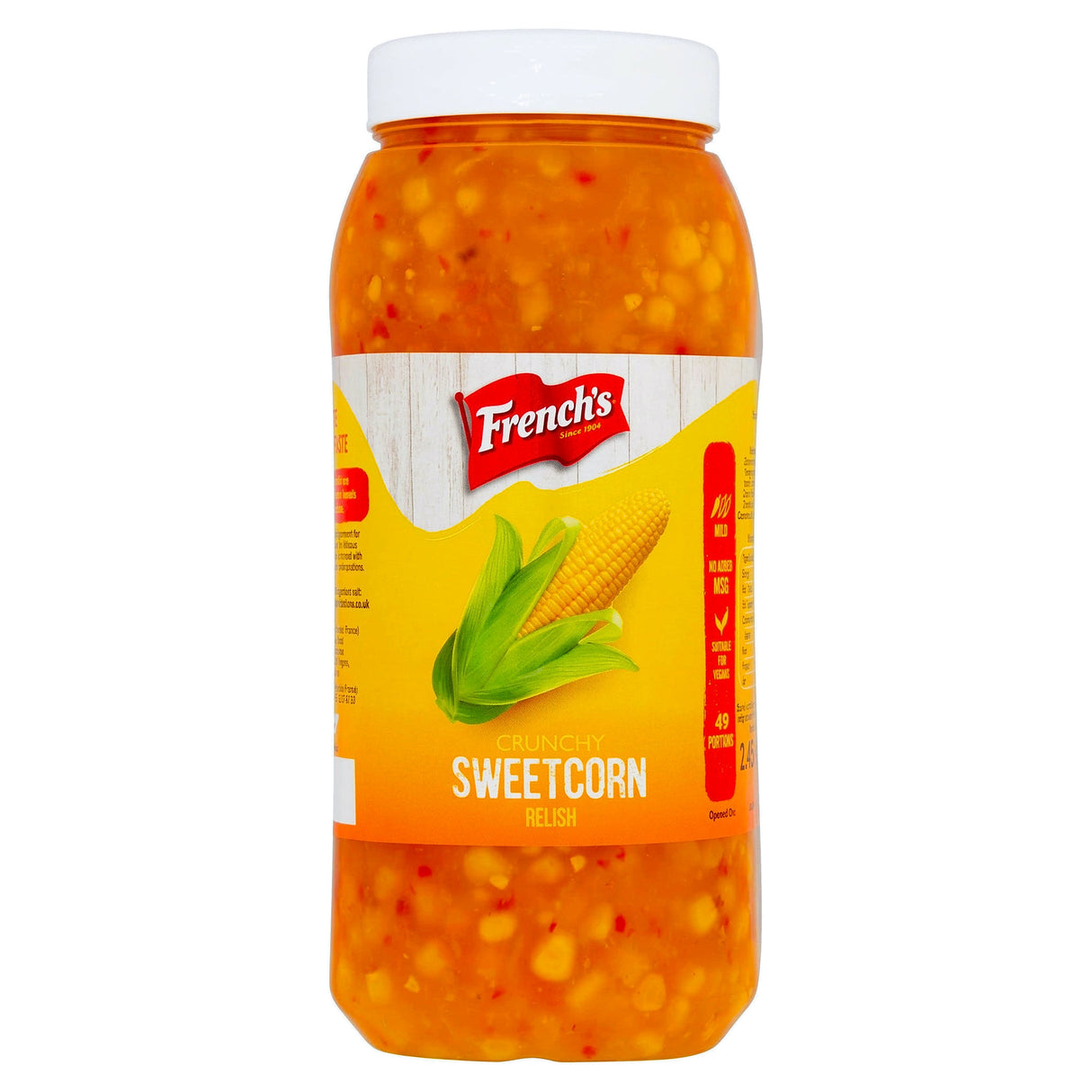 French's Crunchy Sweetcorn Relish 2.45KG