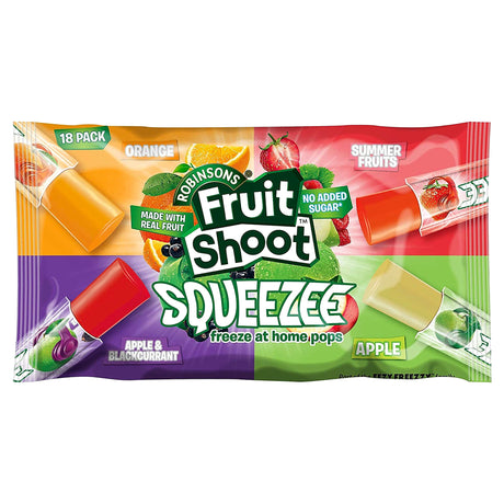 Fruit Shoot 18 Pack Squeezee Ice Pops 540ML