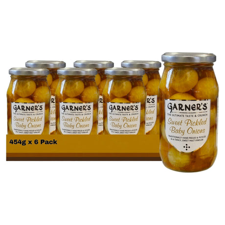 Garner's Sweet Pickled Baby Onions 454G (Case of 6)