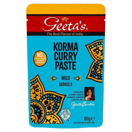 Geeta's Korma Curry Paste Mild 80G