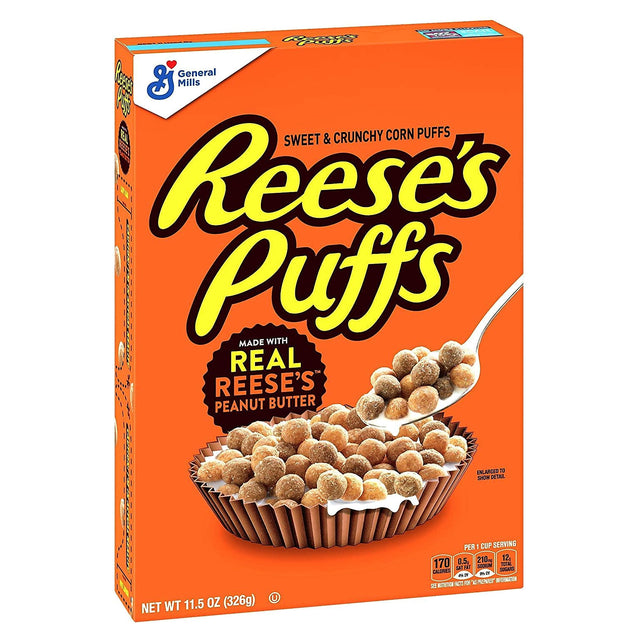 General Mills Reese's Peanut Butter Puff 11.5Oz