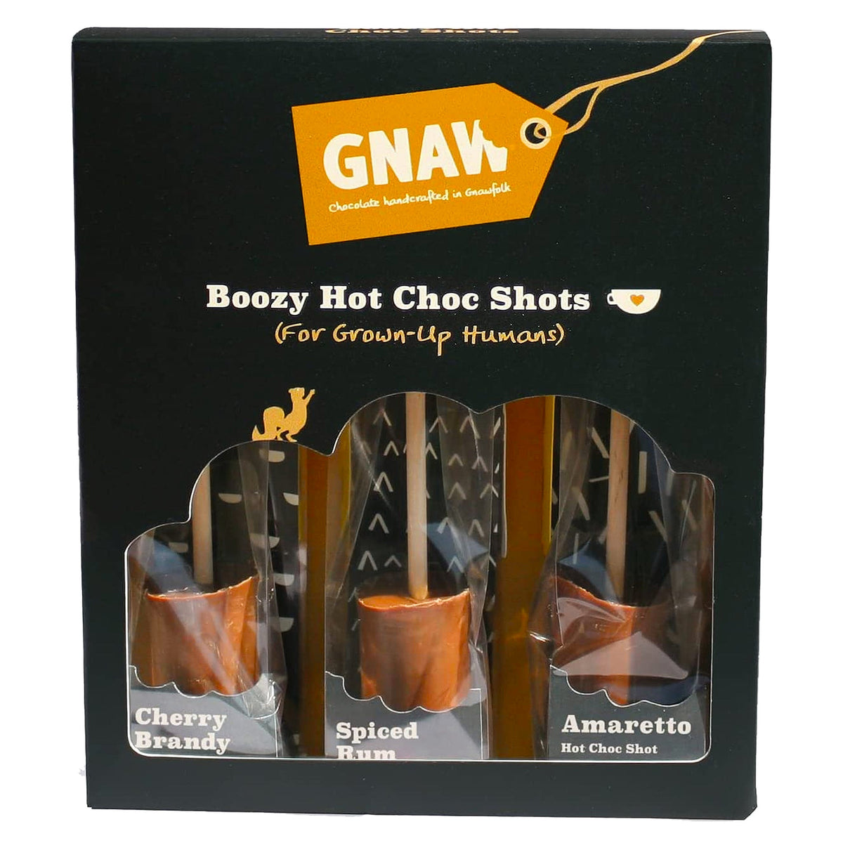 Gnaw Boozy Hot Choc Shot Gift Set 126G