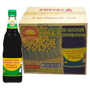 GOLDEN MOUNTAIN Seasoning Sauce 600ml (Case of 12)